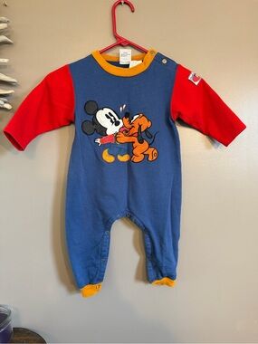 Vintage Disney Mickie Mouse Jumpsuit